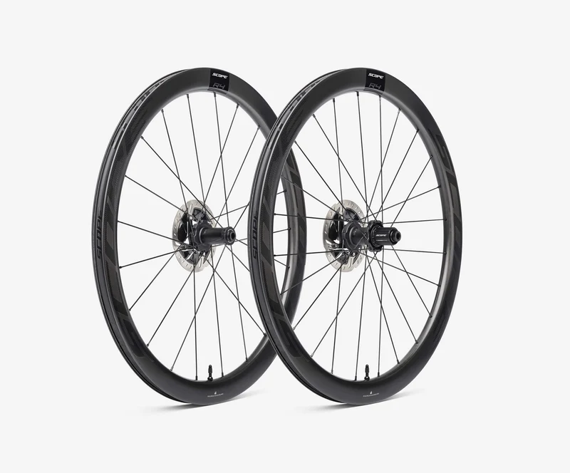 Paire de Roues SCOPE NOIR RACE 45 DISC à Pneus (Center Lock)