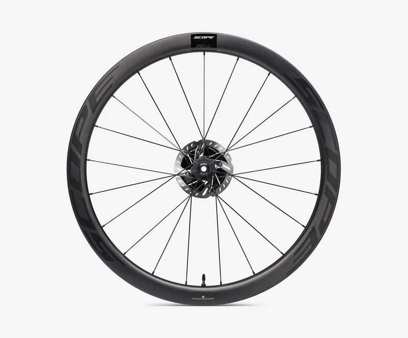 Paire de Roues SCOPE NOIR RACE 45 DISC à Pneus (Center Lock)