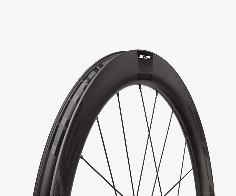 Paire de Roues SCOPE NOIR RACE 57 DISC à Pneus (Center Lock)