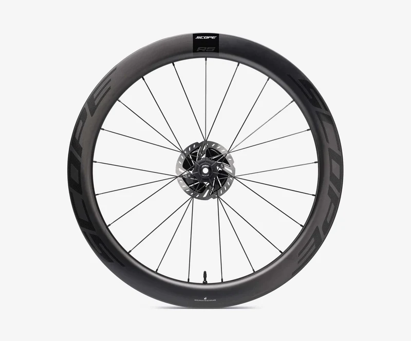 Paire de Roues SCOPE NOIR RACE 57 DISC à Pneus (Center Lock)