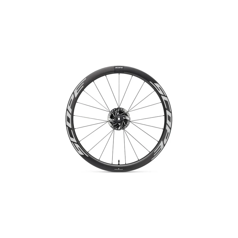 Paire de Roues SCOPE BLANC RACE 57 DISC à Pneus (Center Lock)