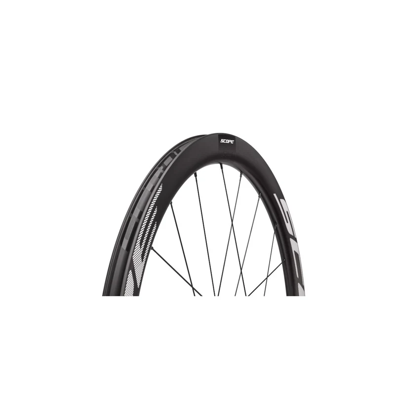 Paire de Roues SCOPE BLANC RACE 45 DISC (Center Lock)