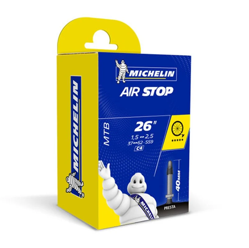 CHAMBRE AIR VTT 26X1.50 / 2.50 VP MICHELIN C4 (26-8M) VALVE 40MM