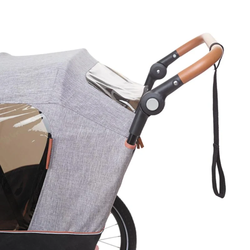 REMORQUE / POUSSETTE ENFANT BOBIKE MOOBE GRIS CHARGE MAXI 44KG
