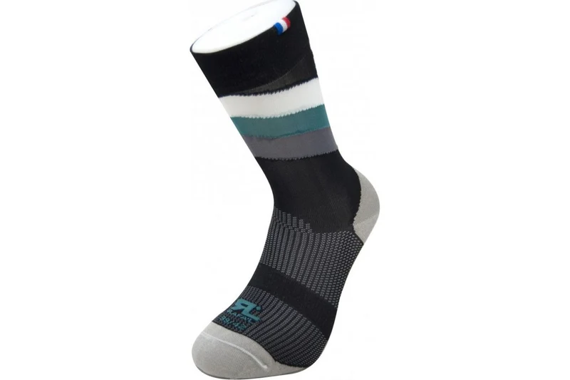 Chaussettes Rafalsocks Stripes Black White Green