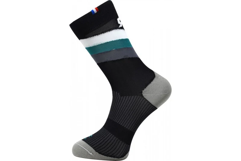 Chaussettes Rafalsocks Stripes Black White Green