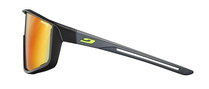 Lunettes vélo enfant Julbo Fury S Noir / Gris - REACTIV 1-3 Light Amplifier