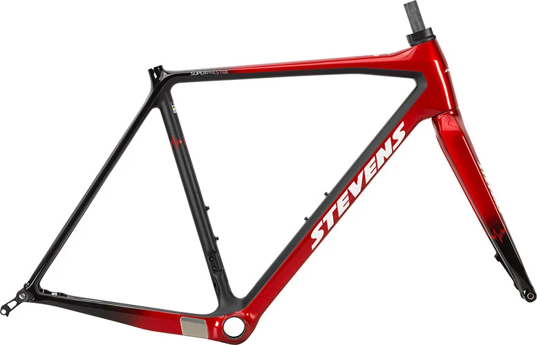 Cadres Super Prestige STEVENS Chrome Red Black