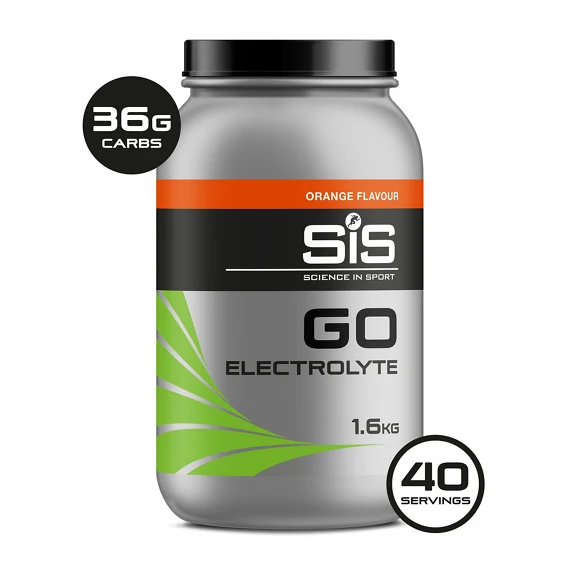 Boisson énergétique SIS GO Electrolyte 1.6kg gout Orange ou citron-citron vert ou tropical .
