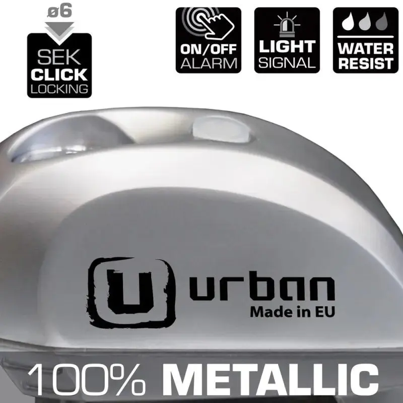 Antivol scooter Bloque Disque ø6 mm avec ALARME - URBAN